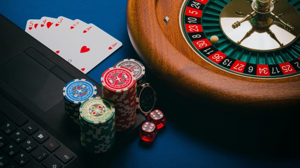 playing cards on brown wooden table