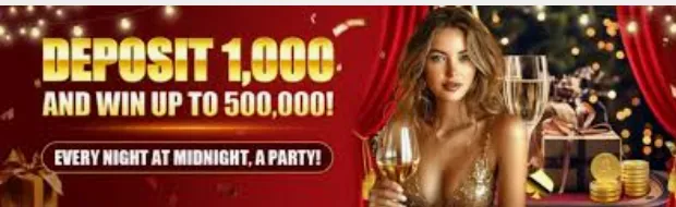 Balato88 deposit 1,000 and win up to 500,000 php every nigh tat midnight a party 