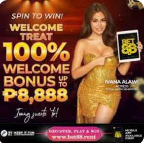 bet88 free 100 spin to win welcome treat 100% welcome bonus up to 8888 php Ivan Alawi