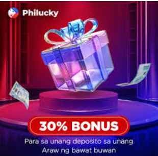 philucky 30% bonus para sa unang deposito sa unang araw ng bawat buwan