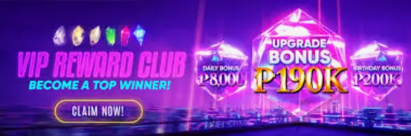 go jackpot vip reward club become a top winner claim now daily bonus 8,000 upgrade bonus 190k birthday bonus 200k 