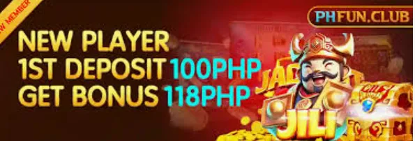 phfun club new player 1st deposit 100 php get bonus 118 php 