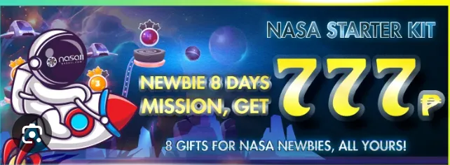 nasa11 starter kit newbie 8 days mission get 777 pesos 8 gifts for nasa newbies all yours