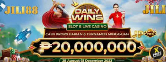 jili88 daily wins slot & live casino cash drops harian and turnament mingguan 20,000,000 