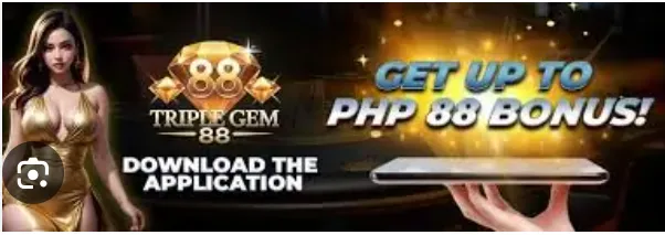 triplegem88 get up to 88 php bonus donwload the application 