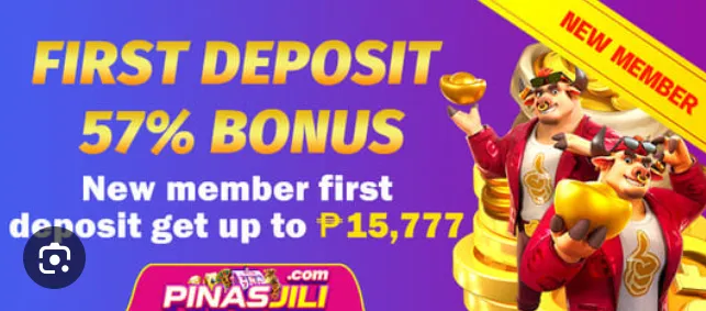 pinasjili06 first deposit 57% bonus new member first deposit get up to 15,777 php 