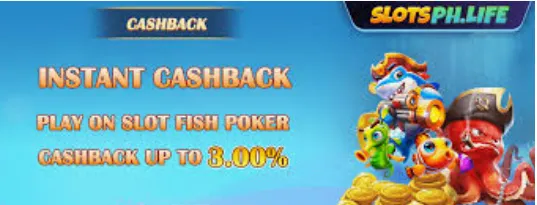 slotsph instant cashback play on slot fish poker cashback up to 3.00 %