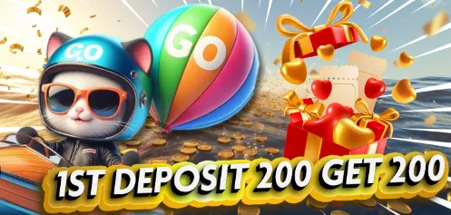 gocash777 1st deposit 200 get 200