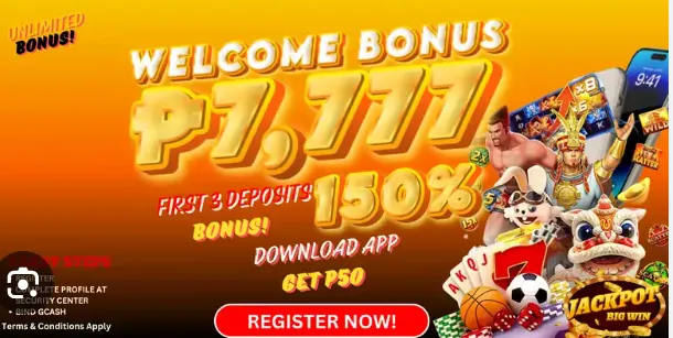 phjl777 online casino philippines welcome bonus 7,777 pesos first deposits bonus 150% download app get 50 pesos register now 