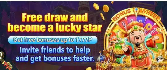 ss777 online casino philippines free draw and become a lucky star get free bonuses up to 1777 pesos invite friends to help and get bonuses faster